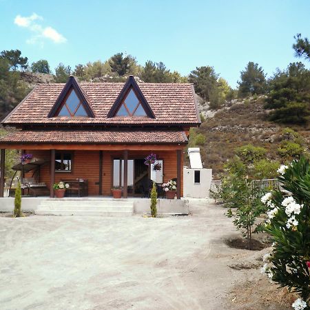 Agros Timber Log House Villa ภายนอก รูปภาพ