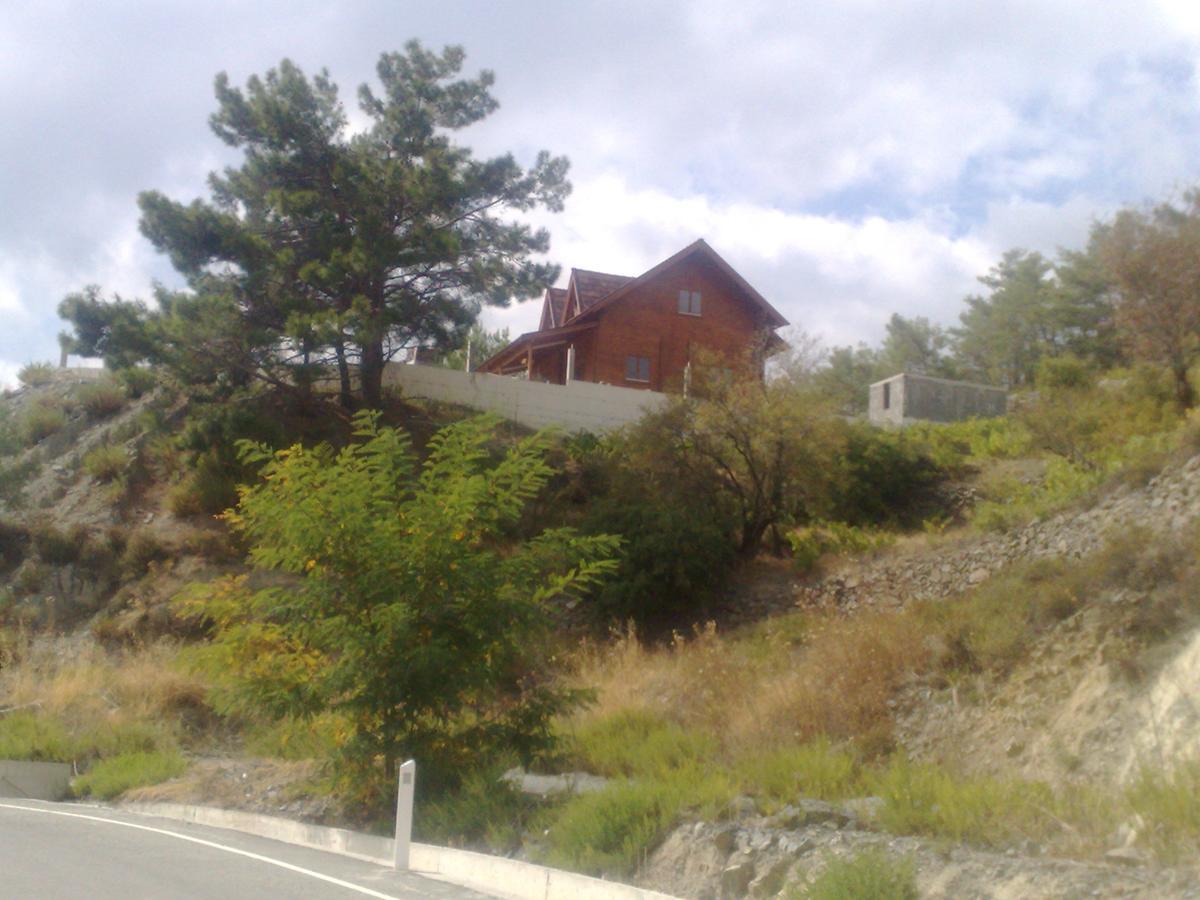 Agros Timber Log House Villa ภายนอก รูปภาพ