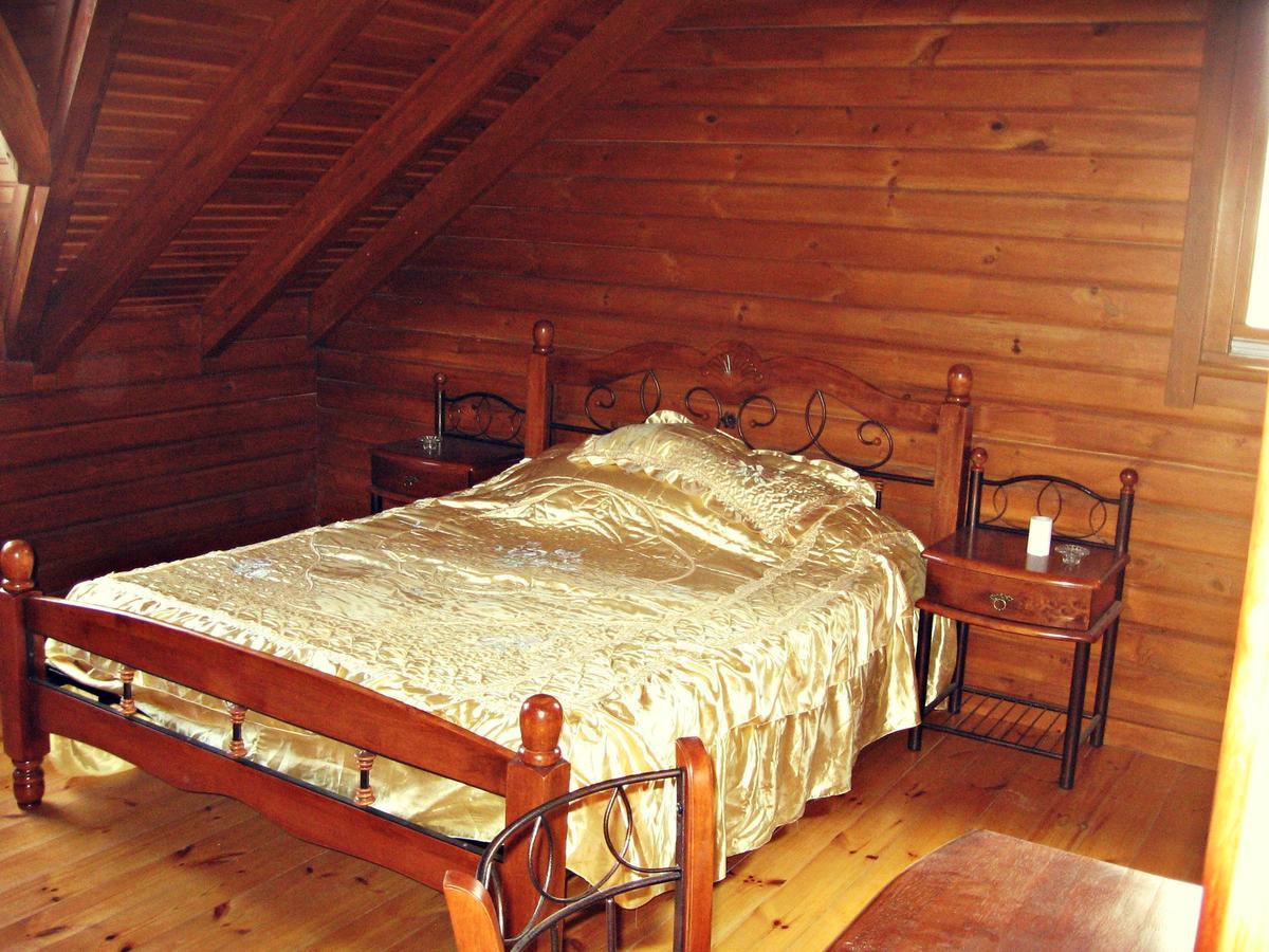 Agros Timber Log House Villa ภายนอก รูปภาพ