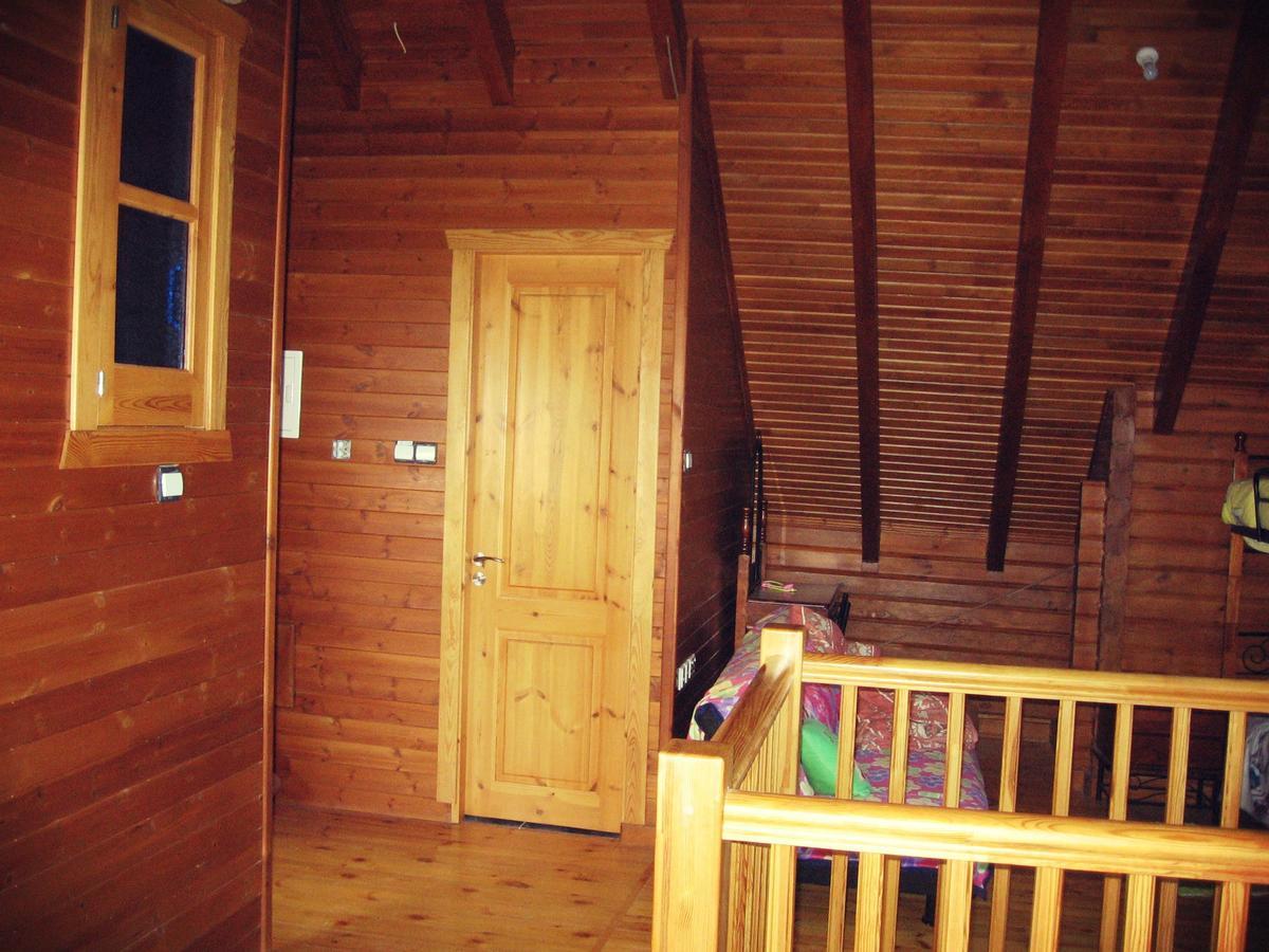 Agros Timber Log House Villa ภายนอก รูปภาพ