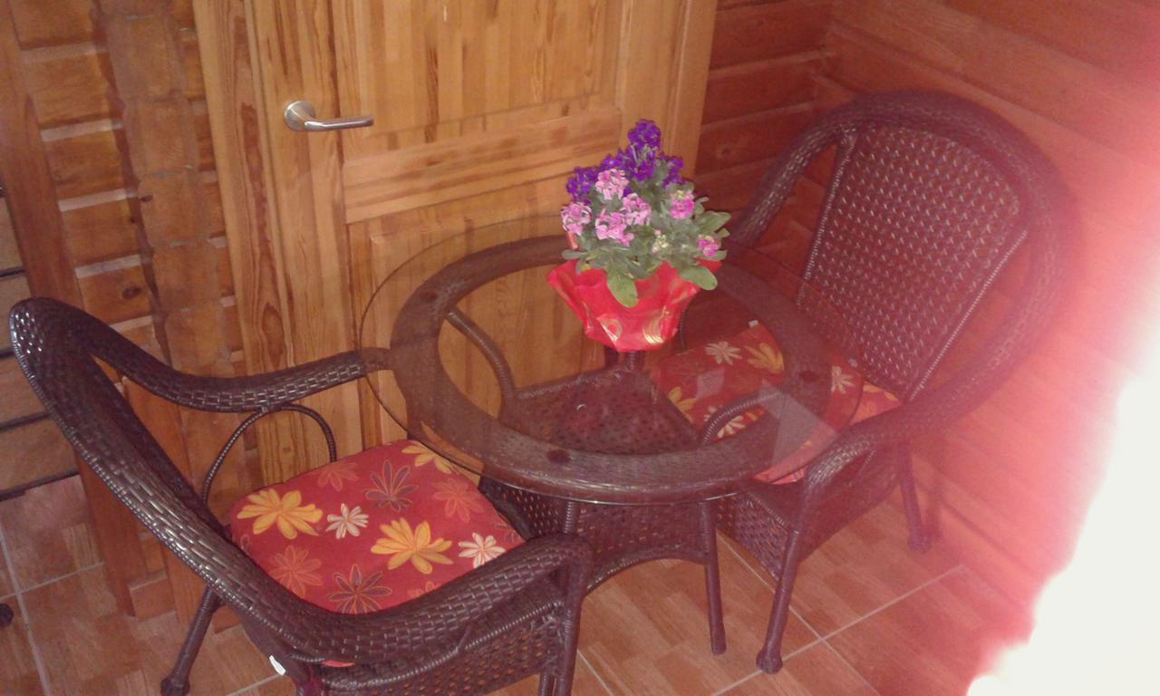 Agros Timber Log House Villa ภายนอก รูปภาพ