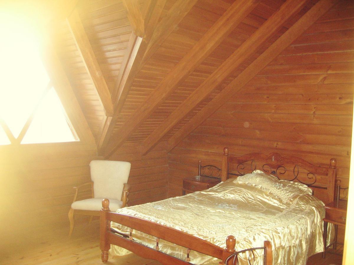 Agros Timber Log House Villa ภายนอก รูปภาพ