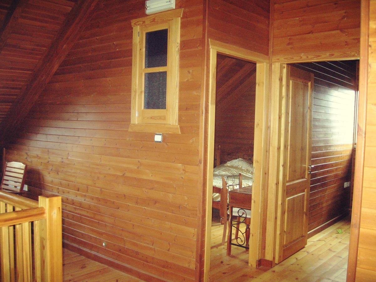 Agros Timber Log House Villa ภายนอก รูปภาพ
