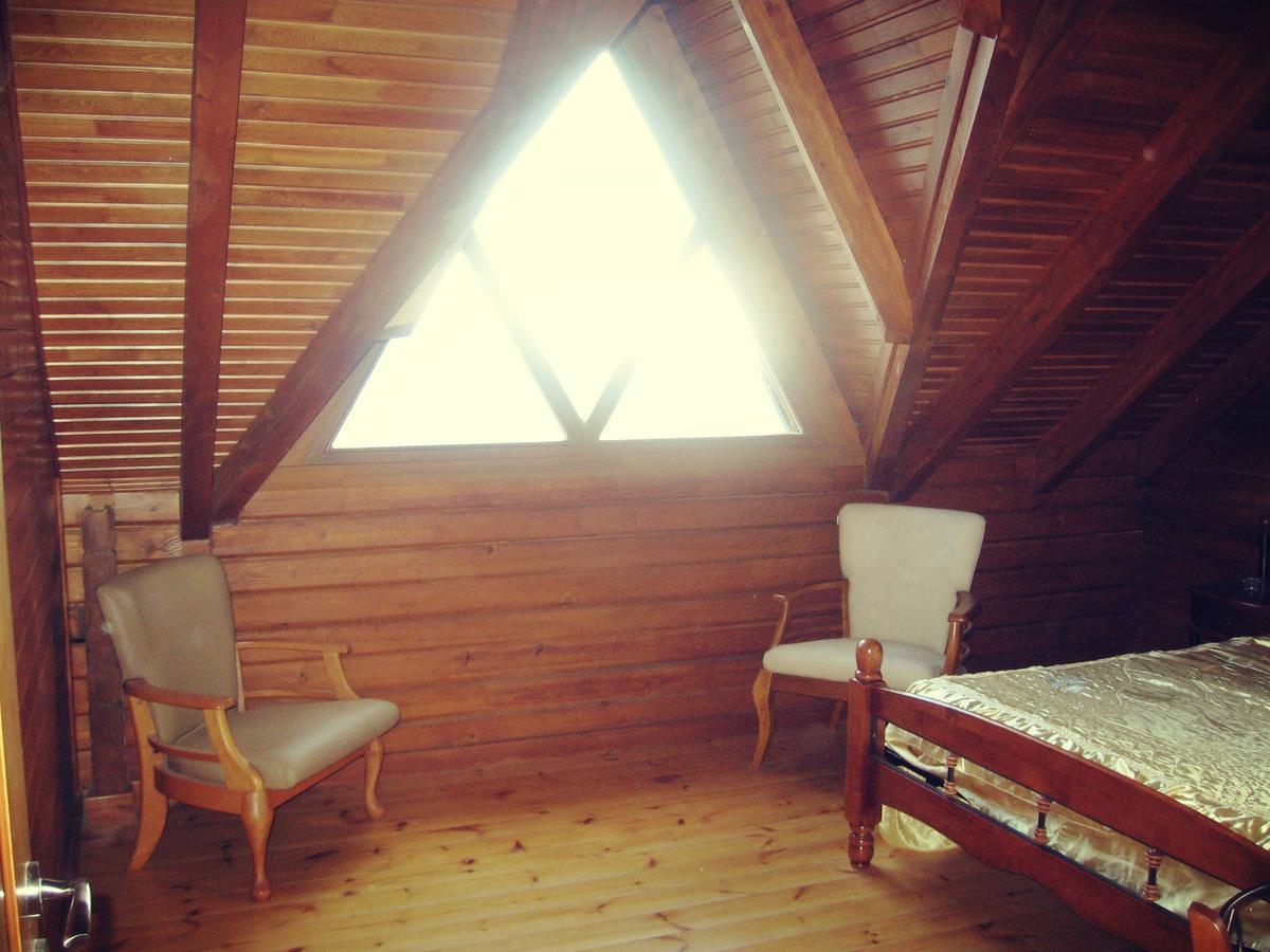 Agros Timber Log House Villa ภายนอก รูปภาพ