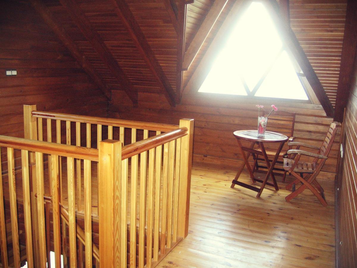 Agros Timber Log House Villa ภายนอก รูปภาพ