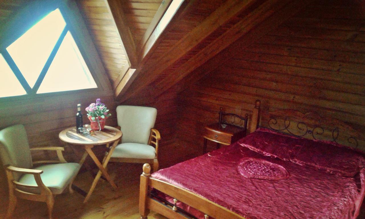 Agros Timber Log House Villa ภายนอก รูปภาพ