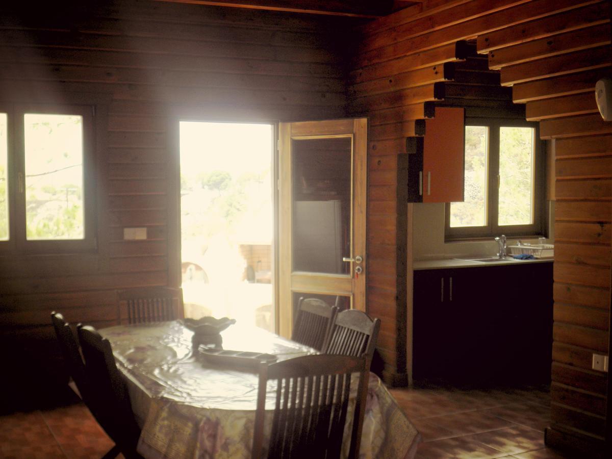 Agros Timber Log House Villa ภายนอก รูปภาพ