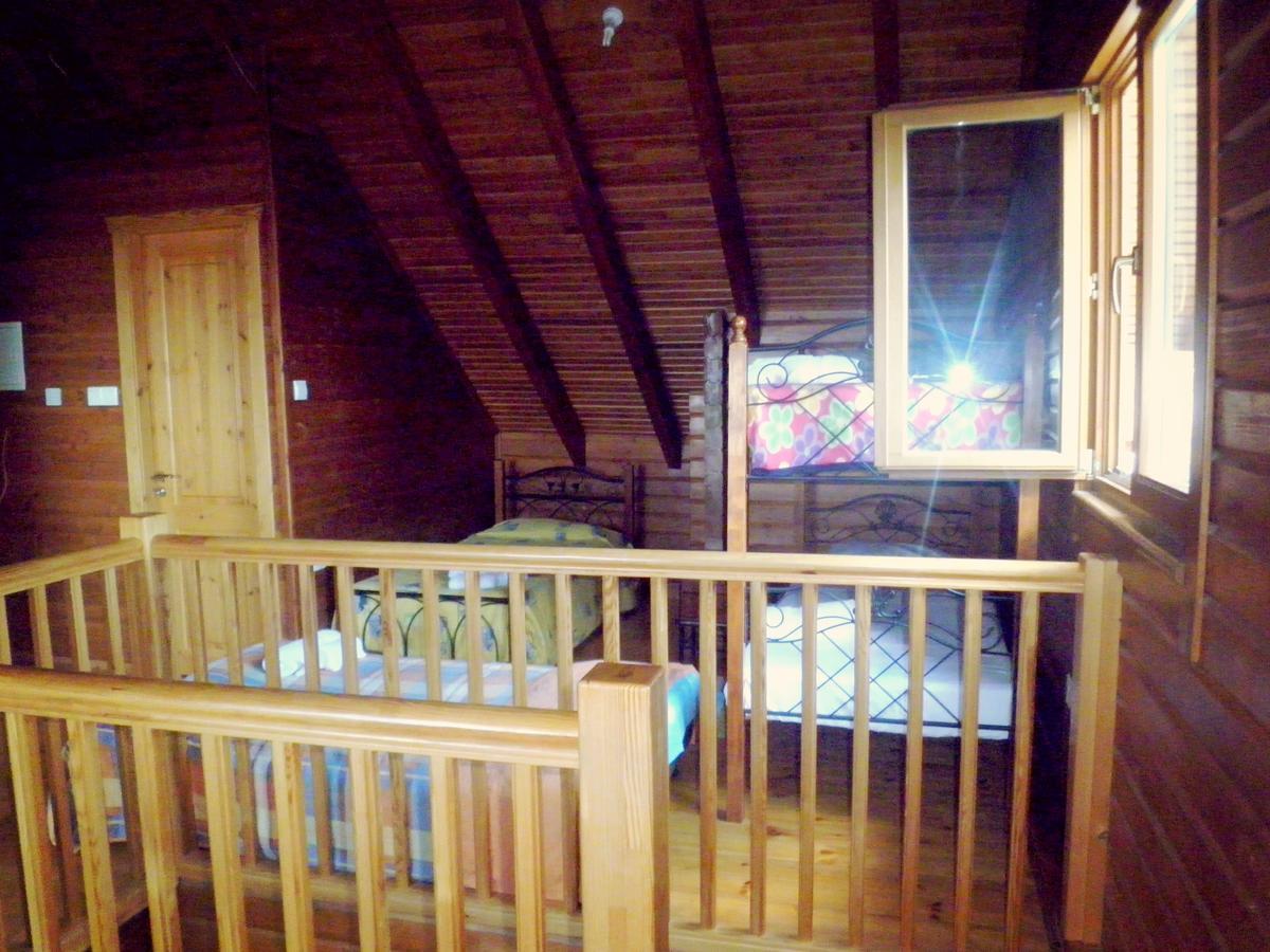 Agros Timber Log House Villa ภายนอก รูปภาพ