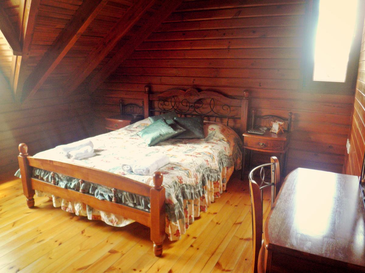 Agros Timber Log House Villa ภายนอก รูปภาพ