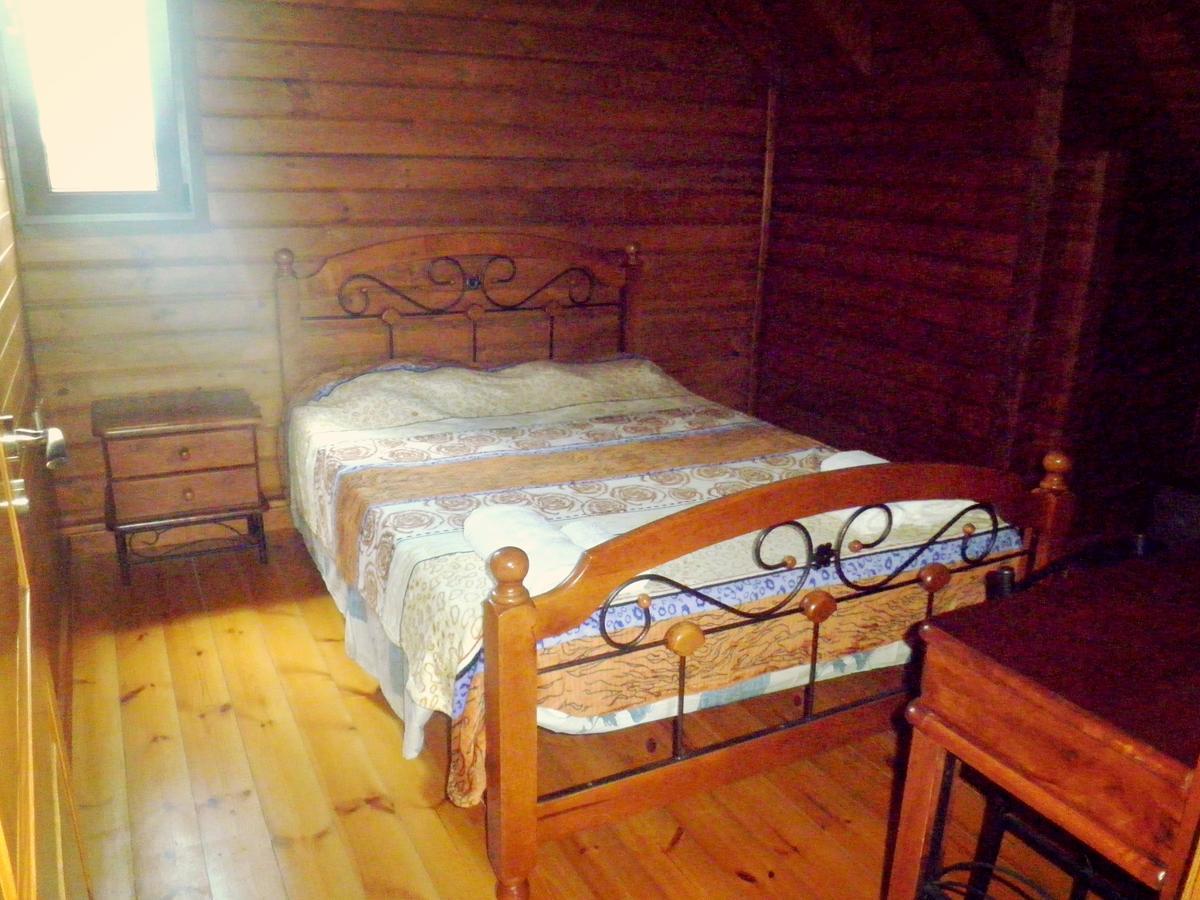 Agros Timber Log House Villa ภายนอก รูปภาพ
