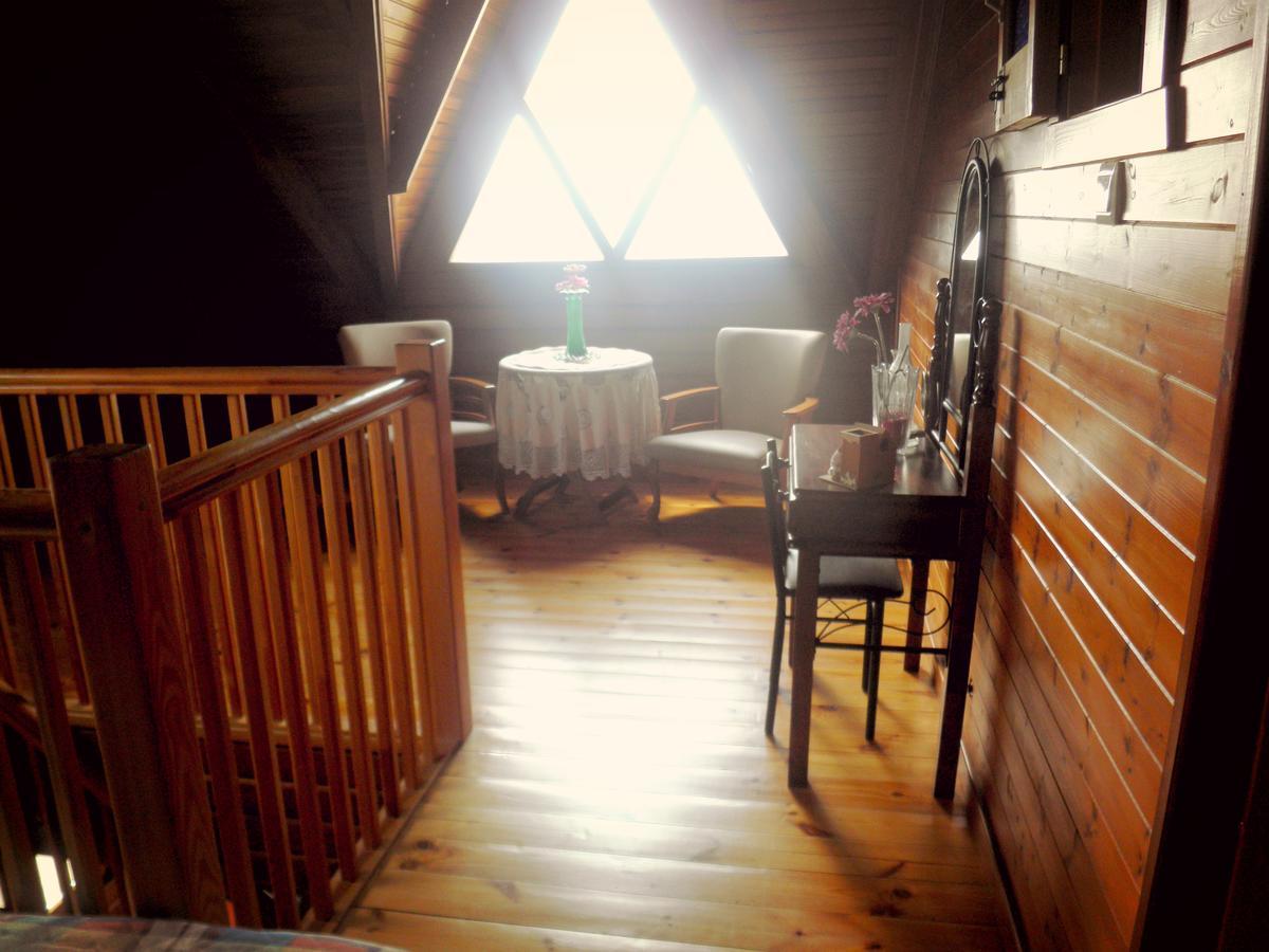 Agros Timber Log House Villa ภายนอก รูปภาพ