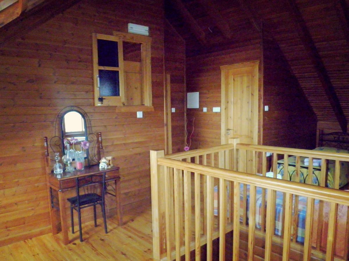 Agros Timber Log House Villa ภายนอก รูปภาพ